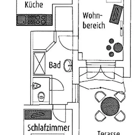 Zeesboothaus - 2, Mit Terrasse Und Wasserblick アパート *